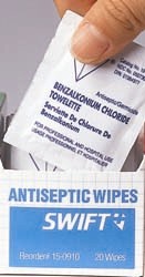 Benzalkonium Chloride, Individually Wrapped - First Aid Clean-Up